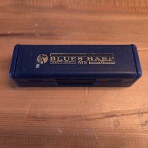 Hohner Blues Band Harp Harmonica Key Of C With Plastic Case & Instructions